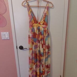 Miss Avenue Multicolor Strappy Dress